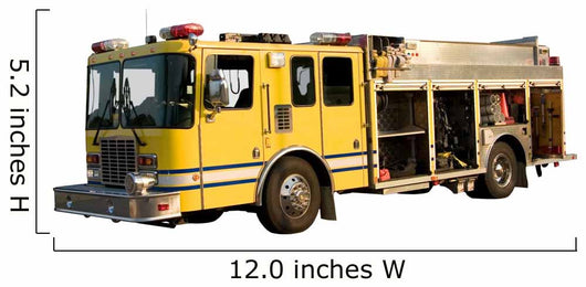 Fire Department Pumper Rescue Wall Decal