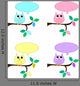Owls With Speech Bubbles Wall Decal