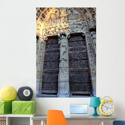 Doors Notre Dame Wall Decal