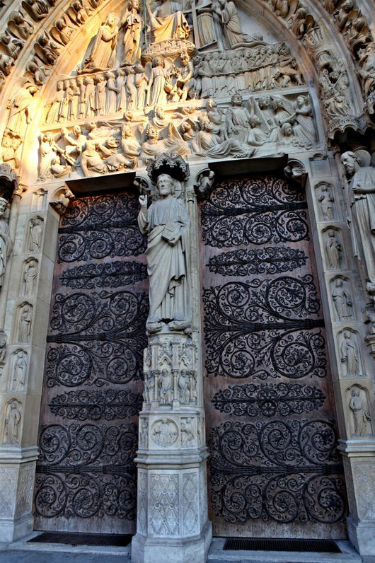 Doors Notre Dame Wall Decal