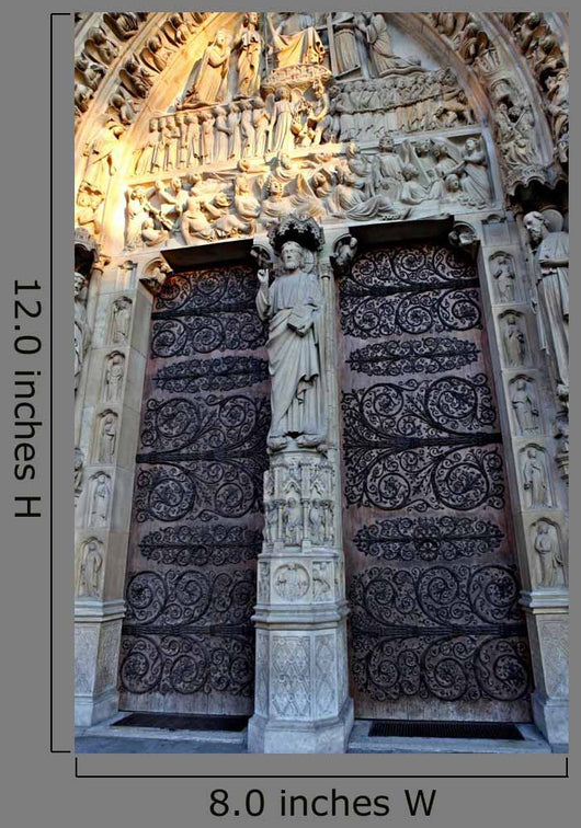 Doors Notre Dame Wall Decal