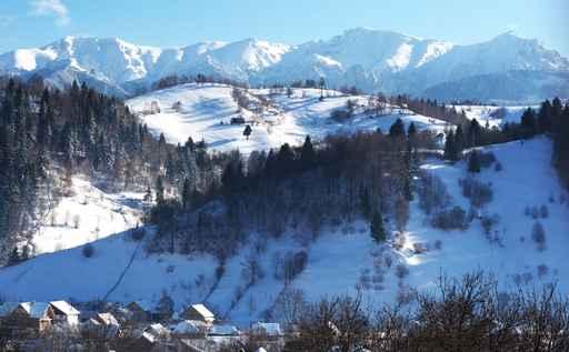 Carpathian Village Wall Decal