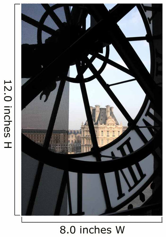 Clock Orsay Museum Wall Decal