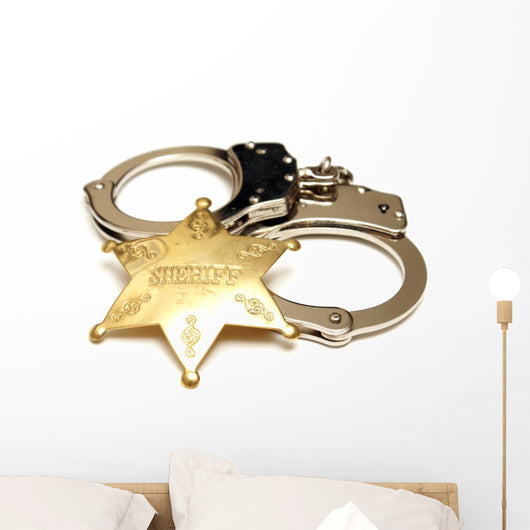Sheriff Badge Wall Decal