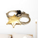 Sheriff Badge Wall Decal
