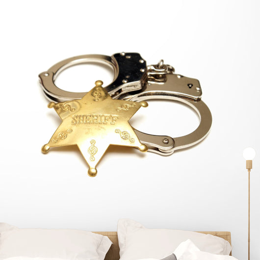 Sheriff Badge Wall Decal