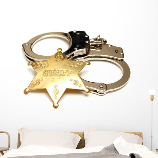 Sheriff Badge Wall Decal