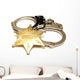 Sheriff Badge Wall Decal