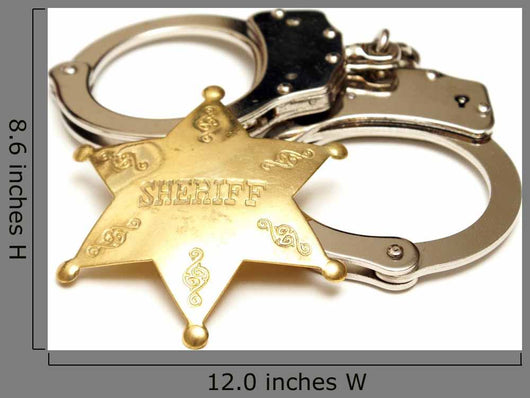 Sheriff Badge Wall Decal