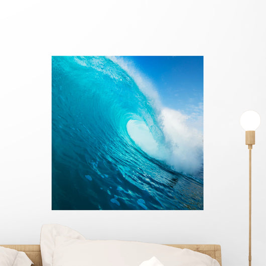 Blue Ocean Wave 7 Wall Decal