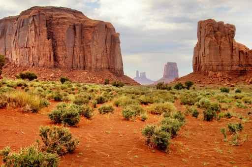 Valley Between Monuments Wall Decal