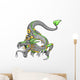 Green Robot Dragon Wall Decal