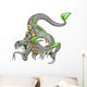 Green Robot Dragon Wall Decal
