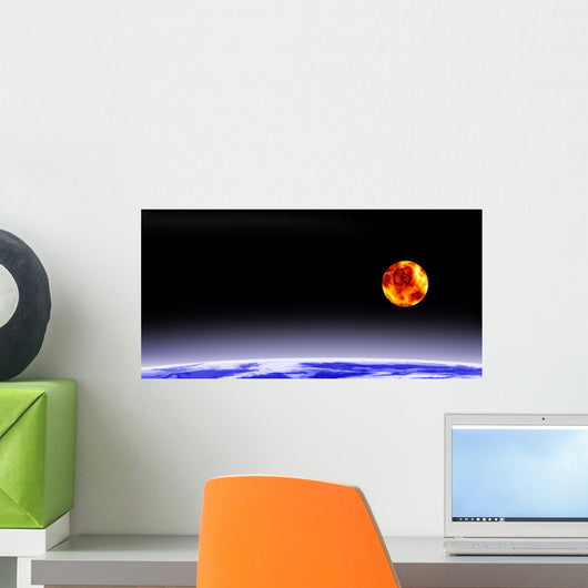 Eart And Sun Wall Decal