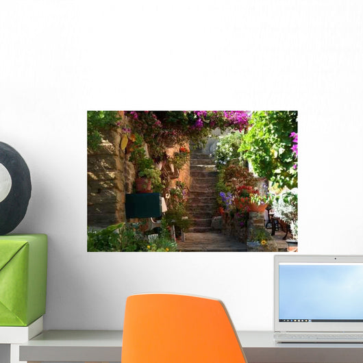 Treppe Bormes Les Mimosas Wall Decal