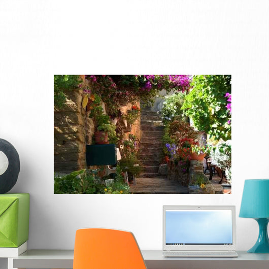 Treppe Bormes Les Mimosas Wall Decal