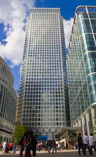 Office Buildings Canary Wharf Wall Decal