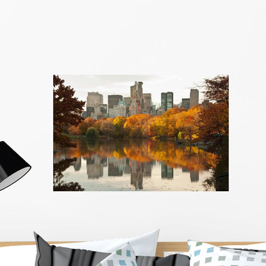 Fall Dawn Central Park Wall Decal