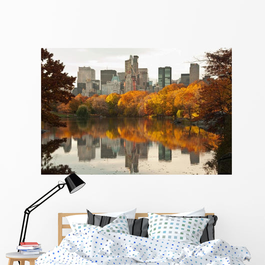 Fall Dawn Central Park Wall Decal