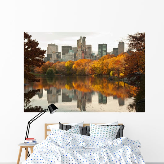Fall Dawn Central Park Wall Decal
