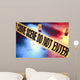 Fresh Crime Scene With Police Tape Wall Decal