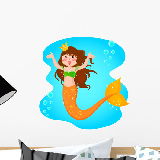 Mermaid Princess Wall Decal