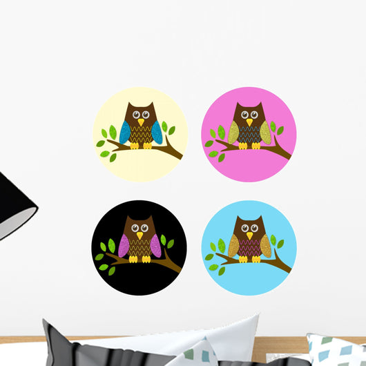 Owls Branch Wall Decal