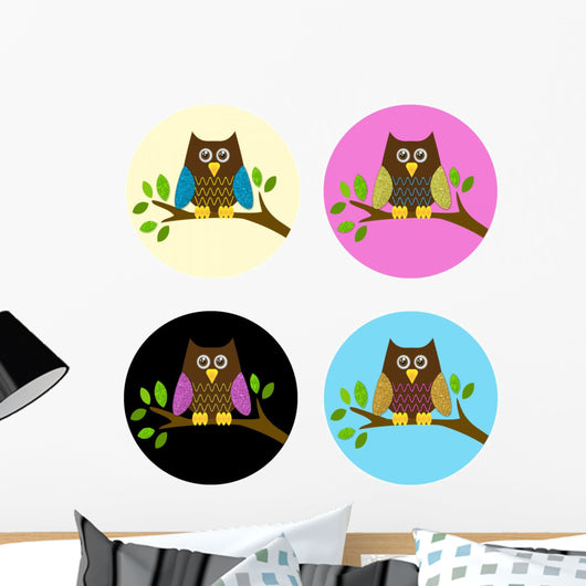 Owls Branch Wall Decal