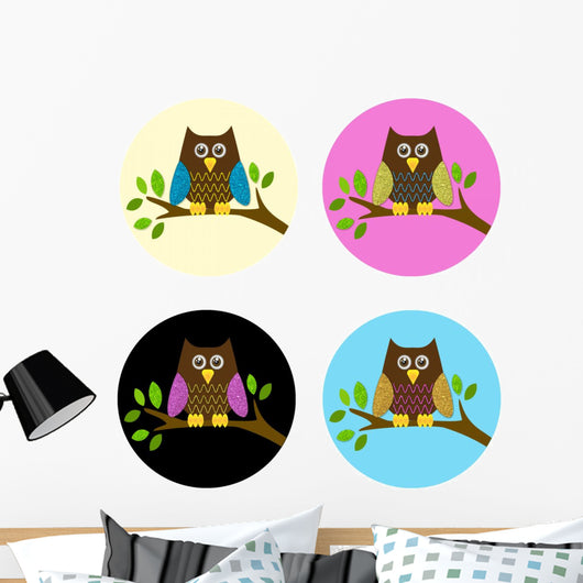 Owls Branch Wall Decal