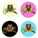 Owls Branch Wall Decal