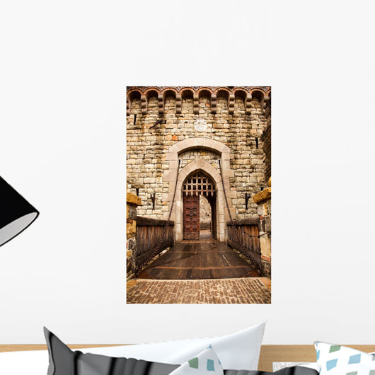 Drawbridge To Castle Door Wall Decal