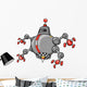 Robot Vector Illustration Wall Decal