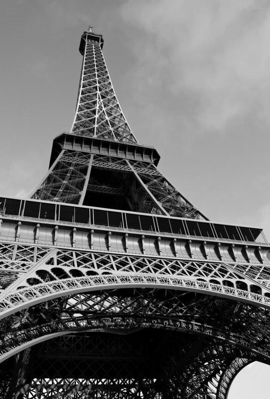 Greyscale Eiffel Tower Wall Decal