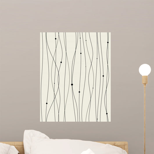 Seamless Abstract Vertical Lines Wall Decal