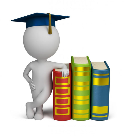 3D Small People Graduate Wall Decal
