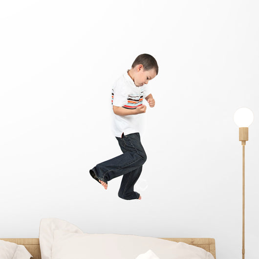 Little Boy Posing Wall Decal