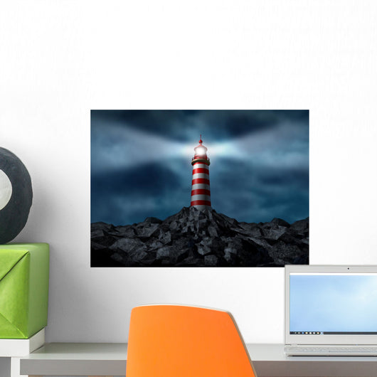Lighthouse Clearing Path Wall Decal
