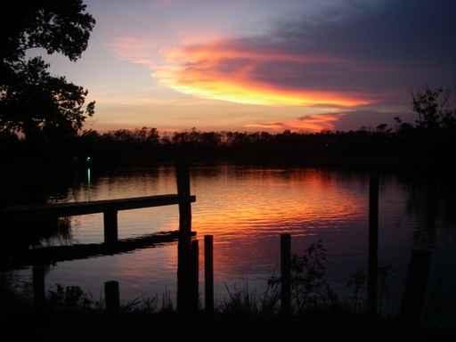 Sunset And Pier Wall Decal
