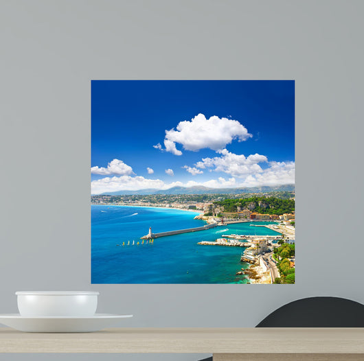 Mediterranean Resort Nice Cote Wall Decal