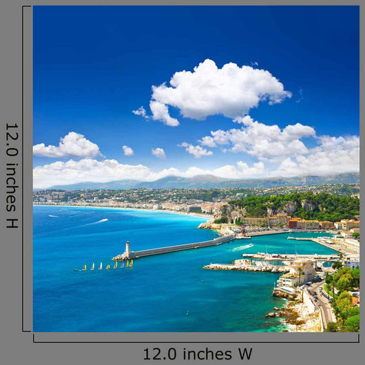 Mediterranean Resort Nice Cote Wall Decal