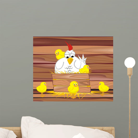 Henhouse Hen And Her Wall Decal