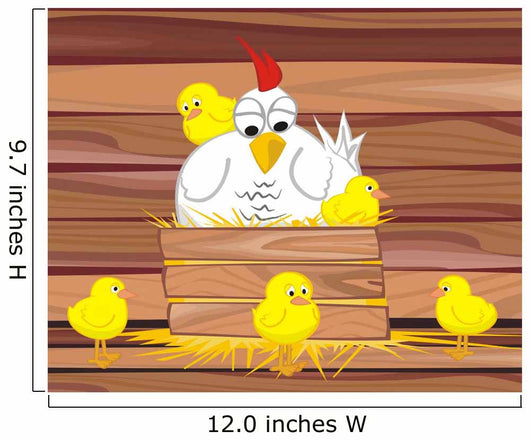 Henhouse Hen And Her Wall Decal