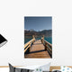 Alps Lake Pier Vertical Wall Decal