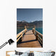 Alps Lake Pier Vertical Wall Decal