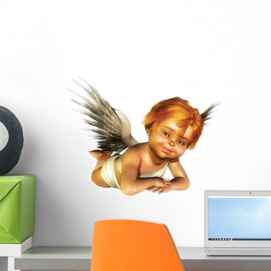 Baby Angel Cherub Wall Decal