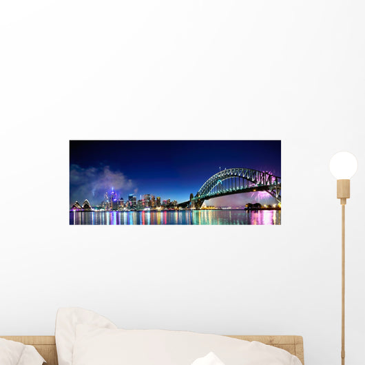 Sydney Harbour Nye Fireworks Wall Decal
