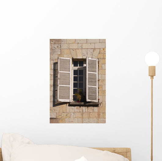 French Shutters And Windows Wall Decal