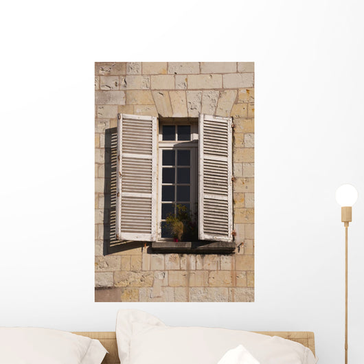 French Shutters And Windows Wall Decal