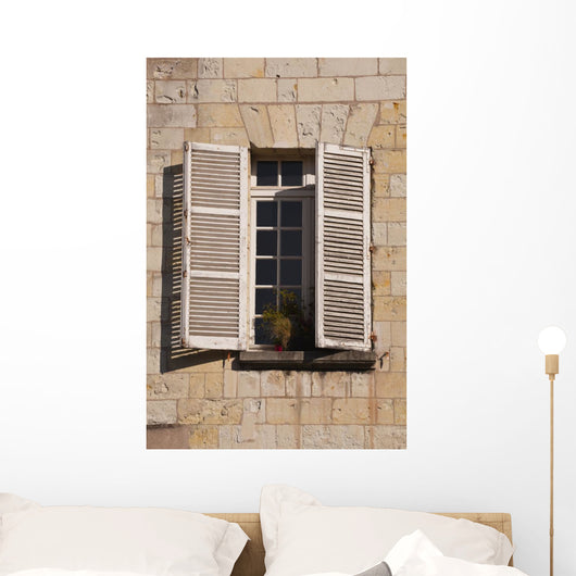 French Shutters And Windows Wall Decal