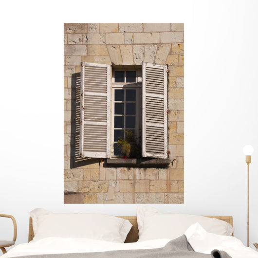 French Shutters And Windows Wall Decal